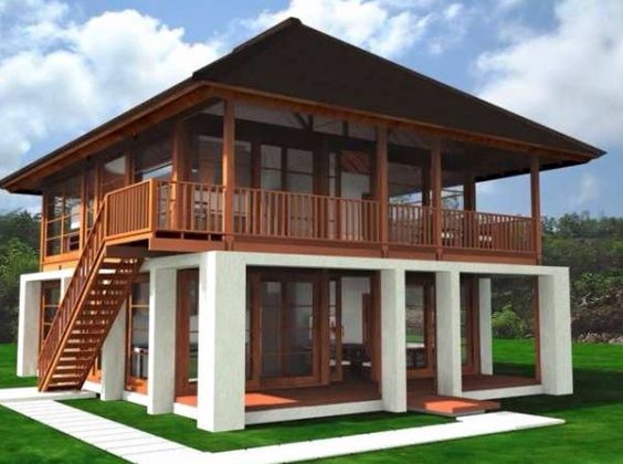 Desain Rumah Kayu Minimalis
