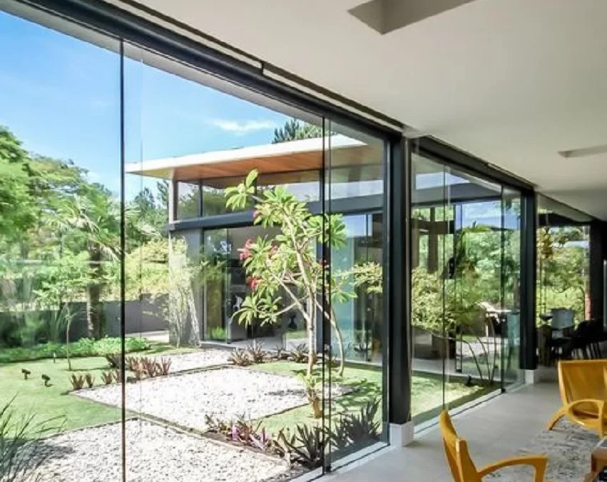 Desain Rumah Modern Tropis Minimalis 1 Lantai